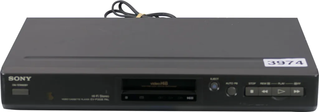 Magnétoscope Hi8 Sony EV-P300E avec sortie S-Vidéo et lecture Video 8