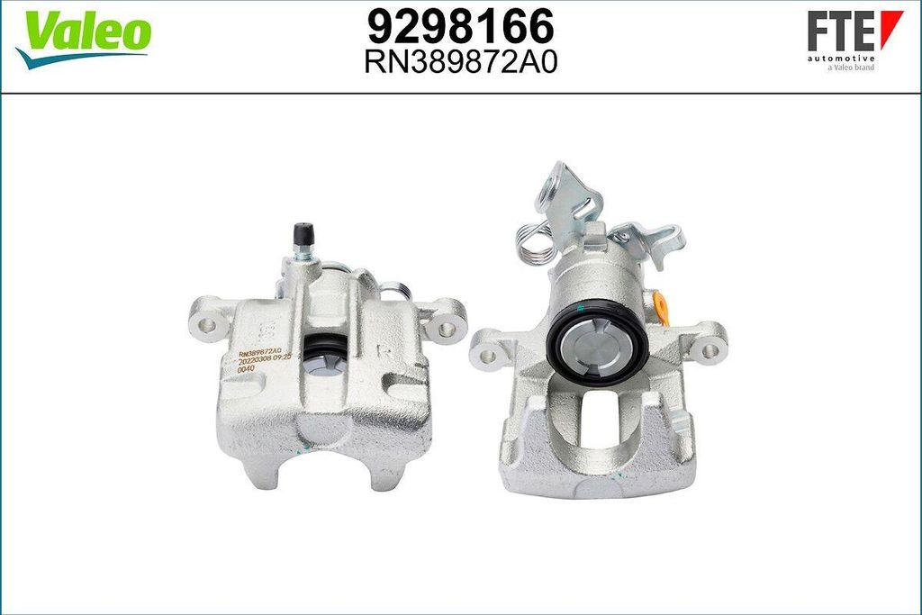 FTE Bremssattel Hinten Rechts für FIAT Ulysse (179) Ø38mm Grau 9298166