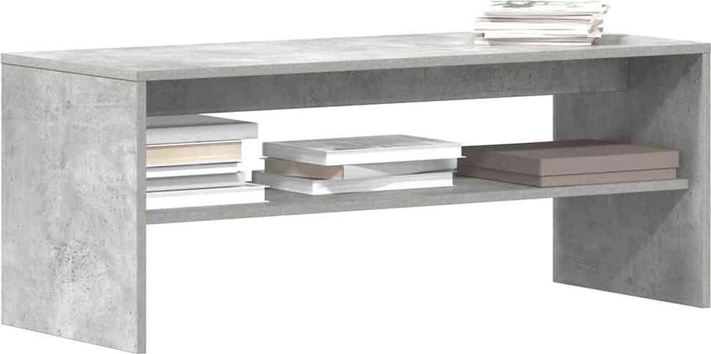 Maison Exclusive - TV-Schrank Betongrau 100x40x40 cm Holzwerkstoff