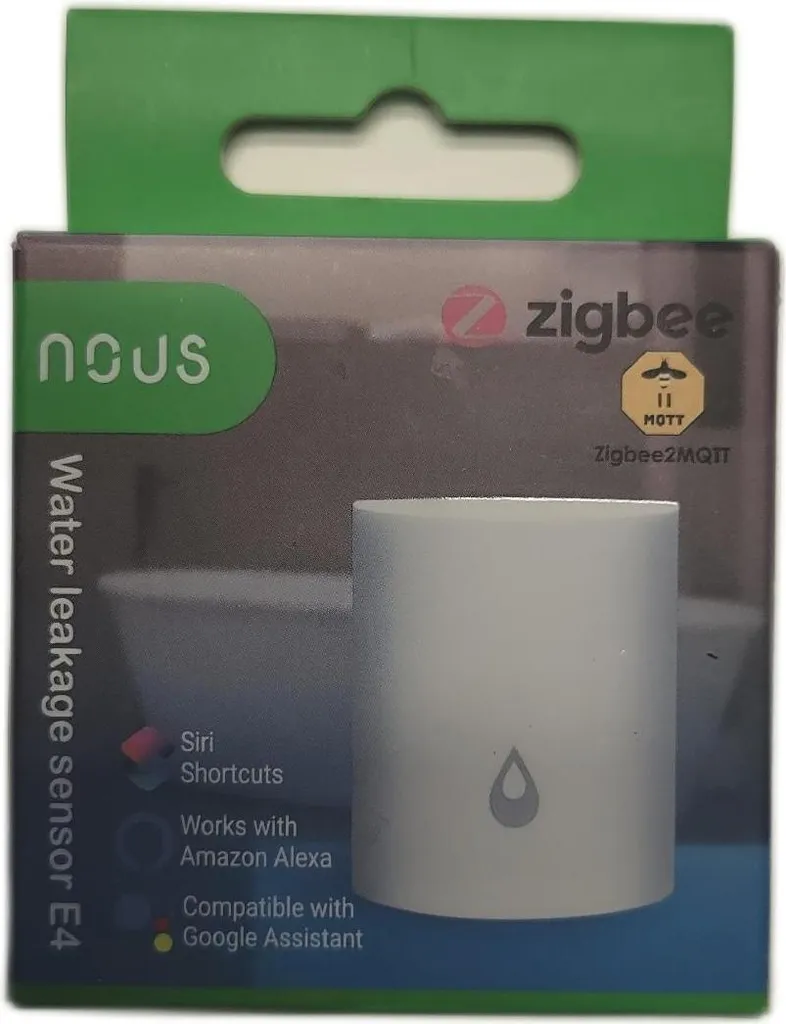 Nous E4 Zigbee Capteur de fuite d'eau intelligent haute précision blanc - 3