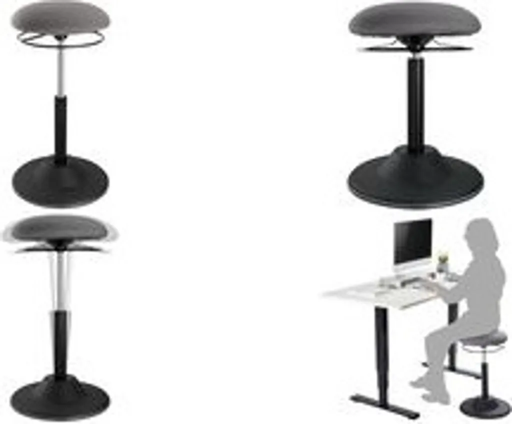 Tabouret de bureau ergonomique réglable Logilink de 113 kg