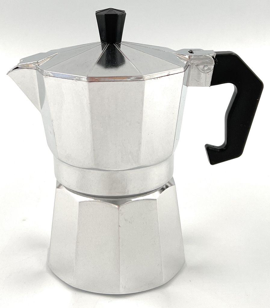 ALUMINIUM ESPRESSOKOCHER für 1 Tasse Espresso Maker Espressokanne Kaffeekocher 