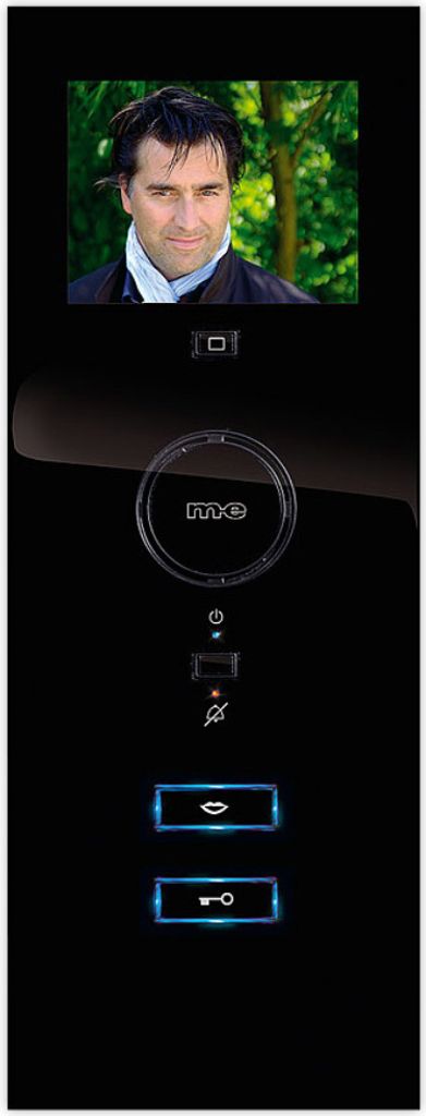 m-e VDV-503 Video-Türsprechanlage Kabelgebunden Schwarz