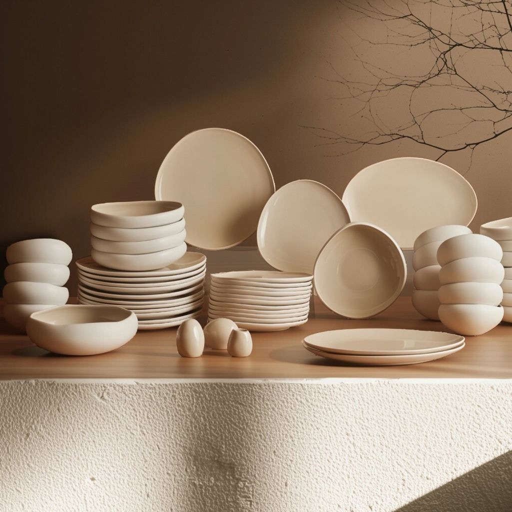 Karaca Earth Collection Cupid 55-teiliges 12-Personen Produktbild 