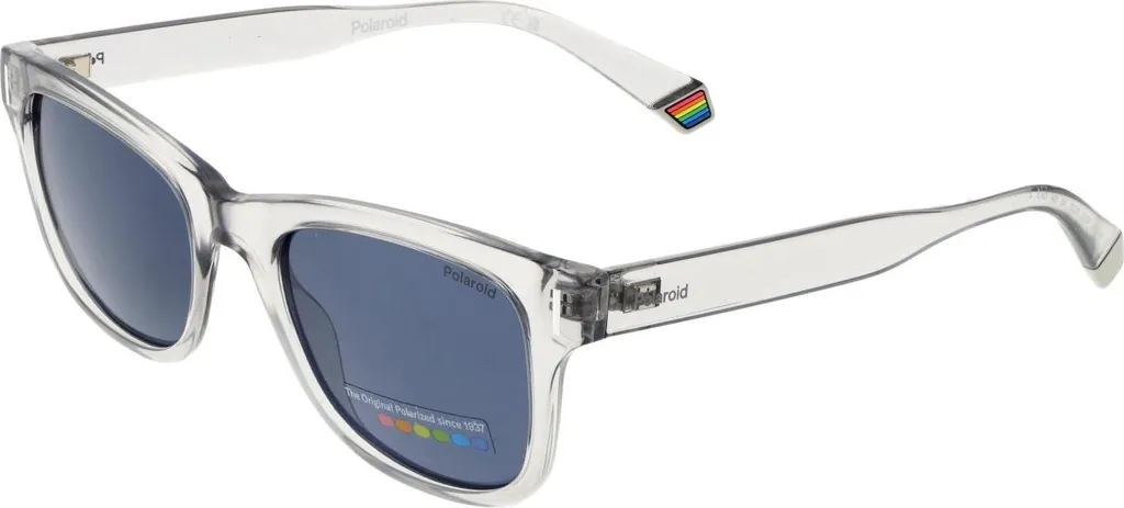 Lunettes de soleil Polaroid PLD 6206/S KB7C3 51 Gris Translucide Homme