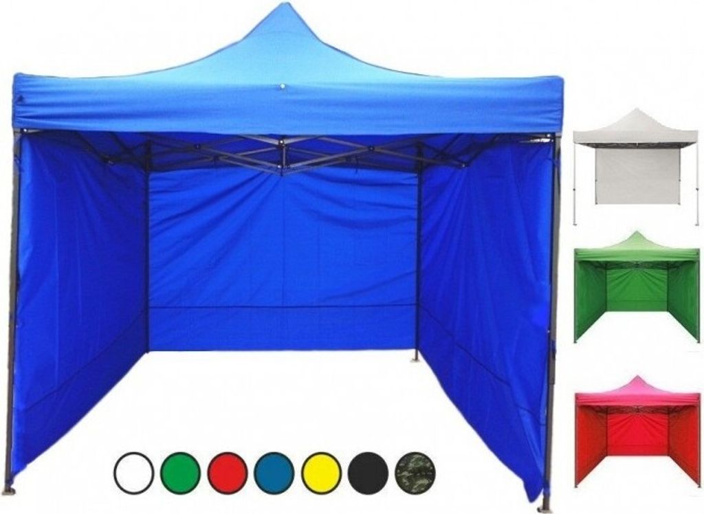 Faltzelt Pavillon Profi 3X3 Weiss Kaufland.de
