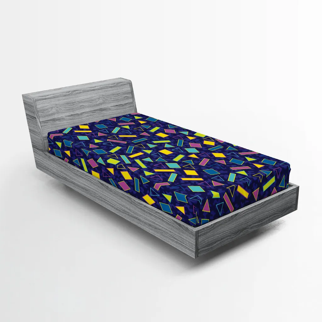 ABAKUHAUS Lenzuolo Con Angoli 90x200 Cm - Animali Sotto L'Arcobaleno, Morbido Microfibra