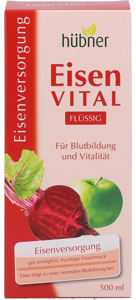 Hübner Eisen vital Lösung zur Eisenversorgung, 500 ml Produktbild 