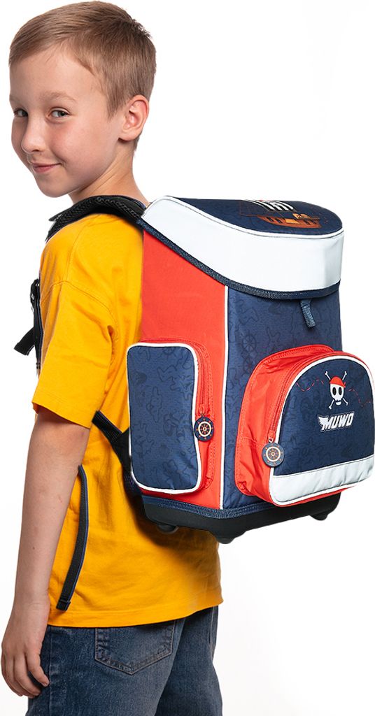 MUWO 5-tlg. Kinder Schulranzen Set – Leicht & Ergonomisch, Produktbild 2