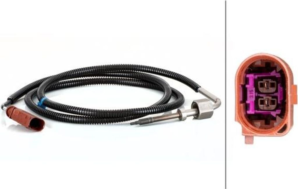 HELLA 6PT 014 494-841 Abgastemperatursensor OE 038906088B kompatibel mit Superb, Passat 3B