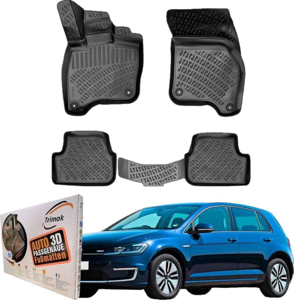 Trimak VW e-Golf 7 (2014-2020) Autofußmatten Gummimatten