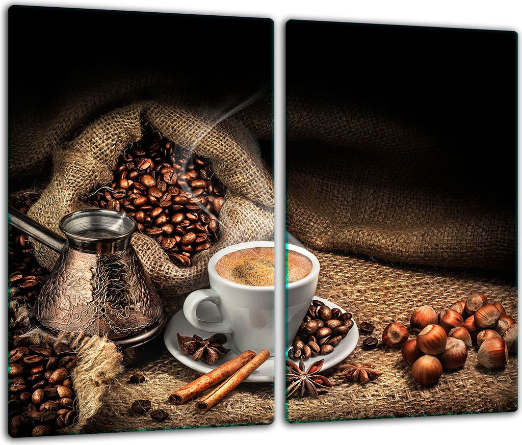 Kryt varné desky Skleněný kryt varné desky 60x52cm Káva Obrázek produktu 