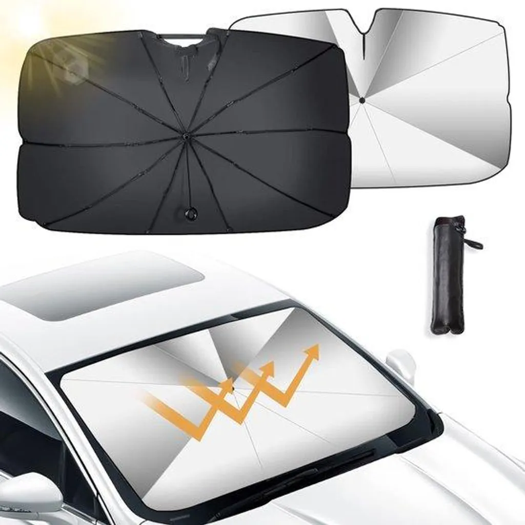 Pare-soleil voiture efficace contre la chaleur et volant brûlant