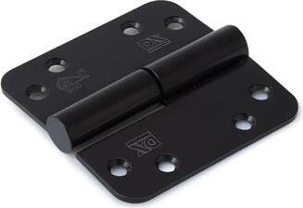 SKG*** Scharnier mit Kugelstift Schwarz links 89 x 89 mm - Pro Stück