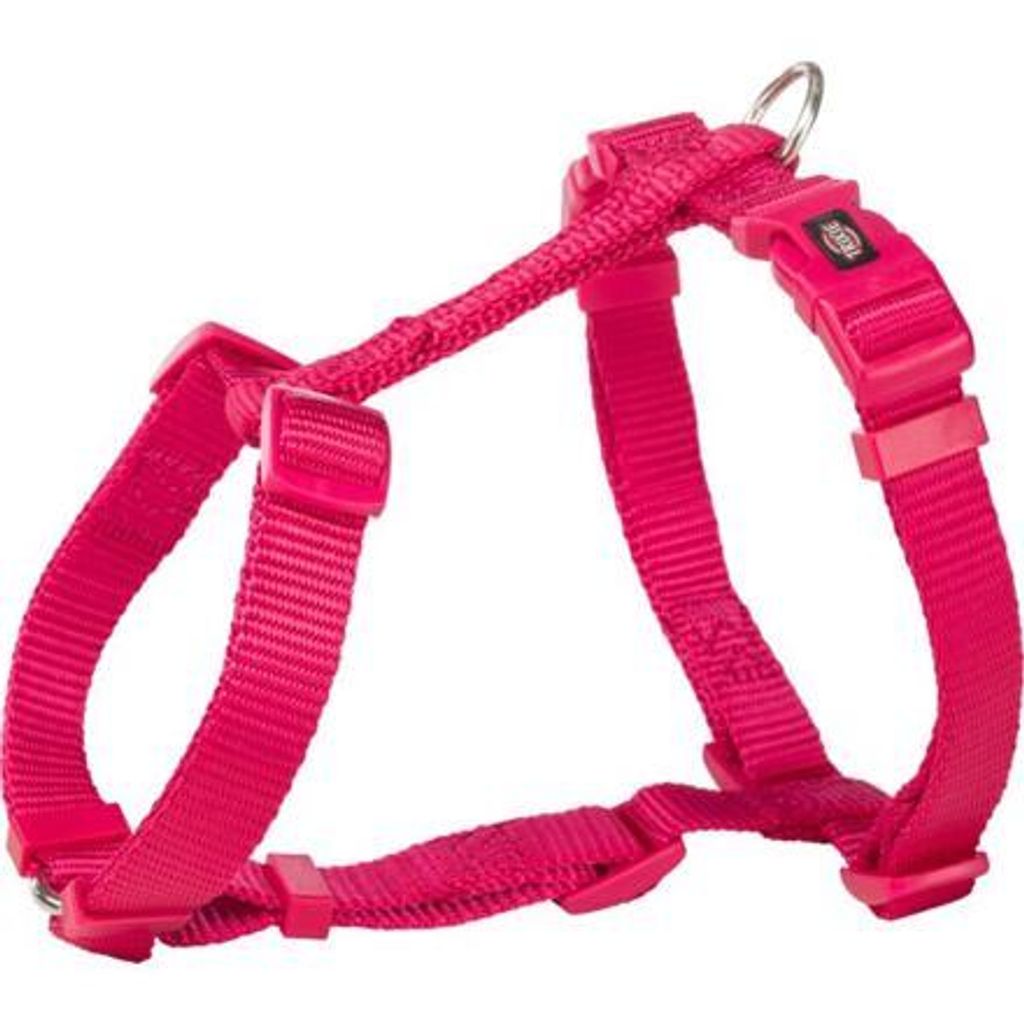 Trixie Premium H-Geschirr fuchsia, Größe: M-L