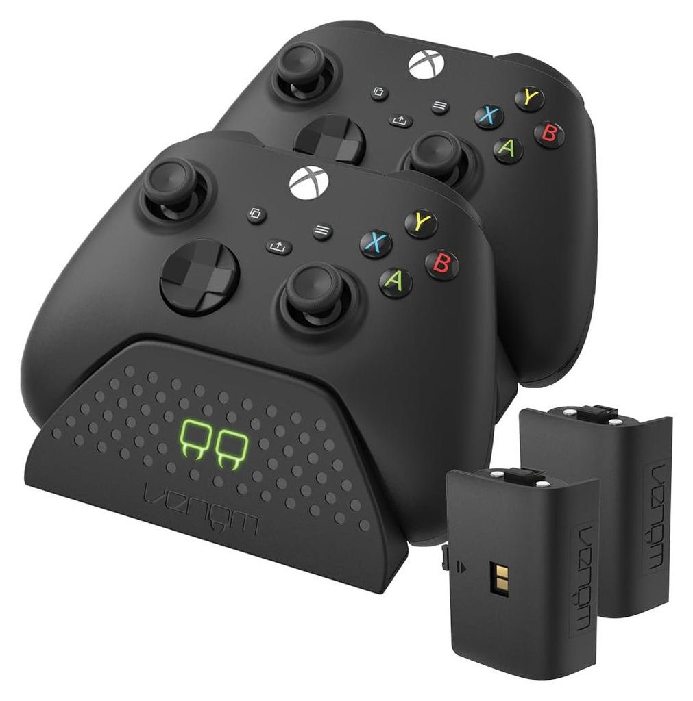 Venom Doppel-Ladestation für Xbox Series X/S, 2 Akkupacks, Schwarz