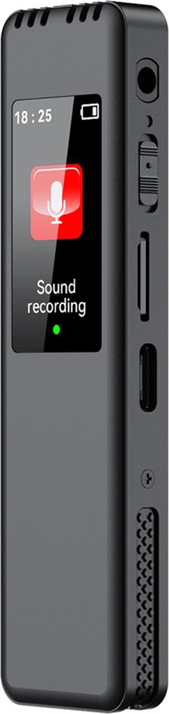 Digitaler Sprachrekorder, sprachaktiviertes Aufnahmegeraet, integriertes Mikrofon, tragbarer MP3-Player, Audiorecorder mit Rauschunterdrueckung fue...