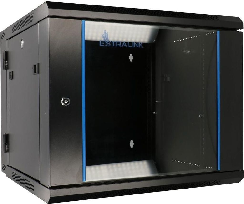 Extralink Rackmount-Schrank 9U 600x600 AZH Schwarz Produktbild 