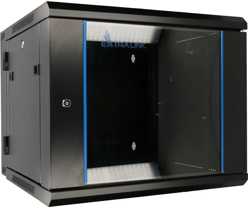 Extralink Armoire Rack 6U 600x600 AZH Noir Pivotante Montage Mural
