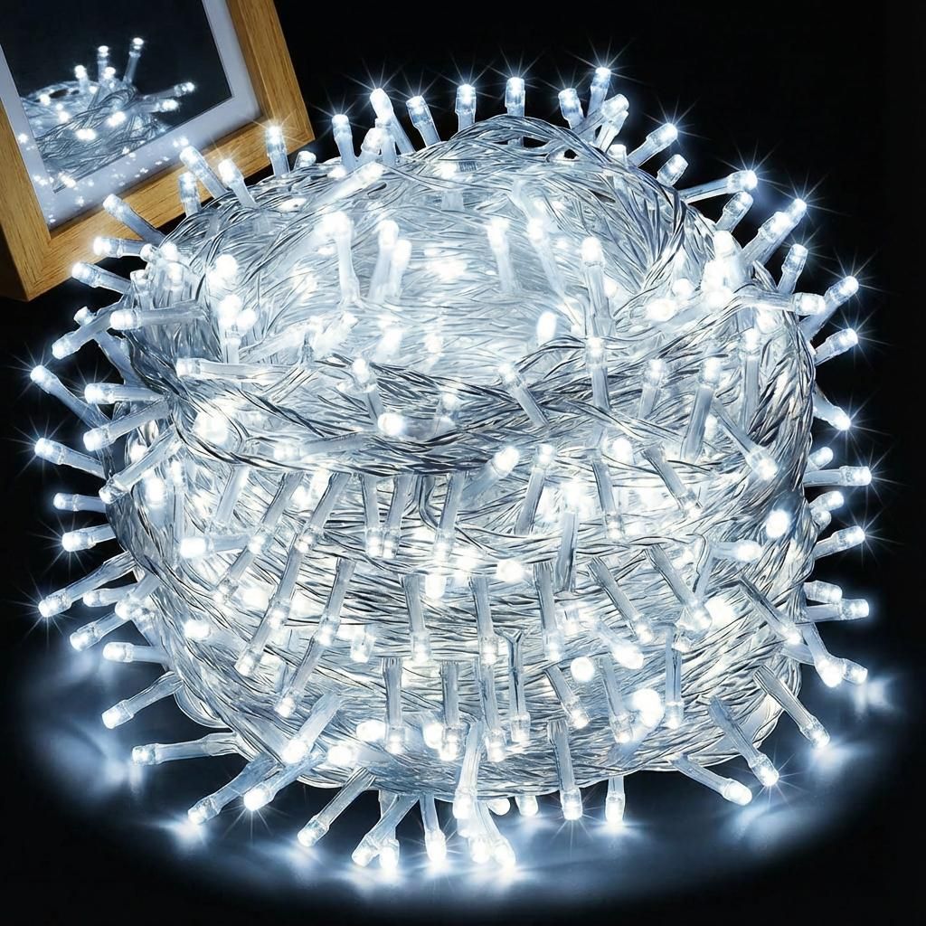 100M 800LEDs 8 režimů pohádkové světla napájení, časovač, Obrázek produktu 