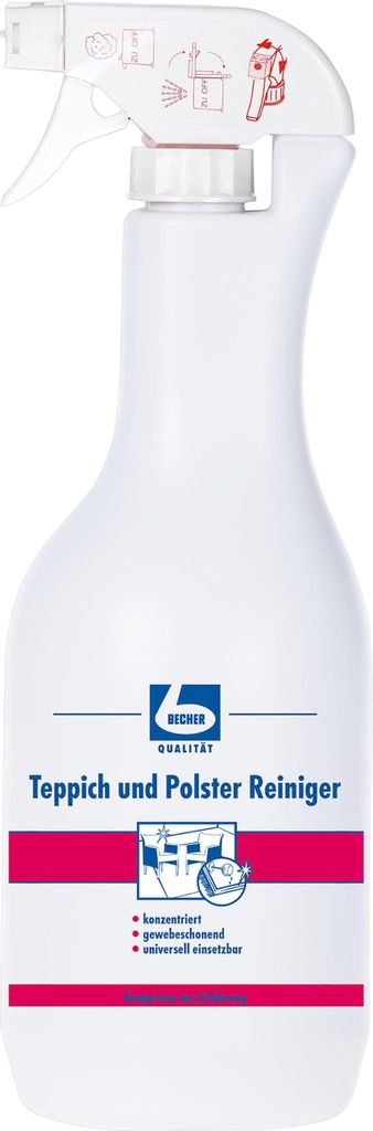 Dr. Becher Teppich und Polster Reiniger 1L gewebeschonend tensidfrei (1er Pack)