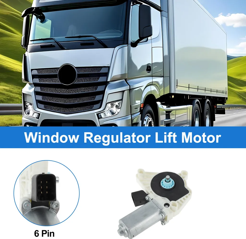 Moteur Lève-Vitre 6 Pins A9607201246 pour Mercedes Actros MP4 Passager
