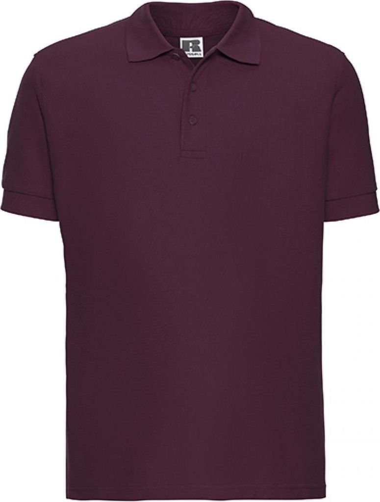 Russell R-577M-0 | Ultimate Baumwolle Poloshirt - Waschbar bis 60 °C - bis 4XL - Farbe: Burgundy - Größe: S