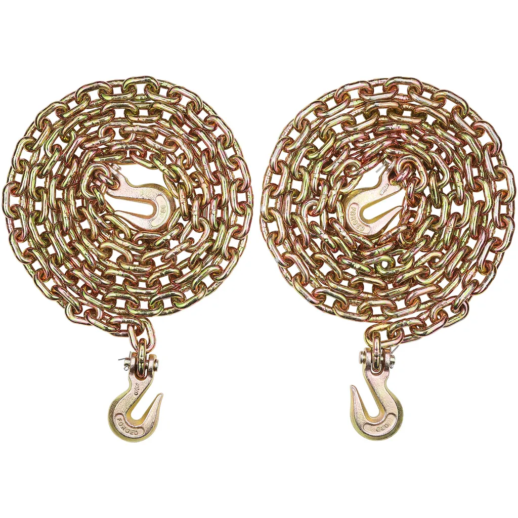 Catena VEVOR G80 3/8'' x 10,3ft | Kit 2 Pezzi 3,2T per Traino Camion