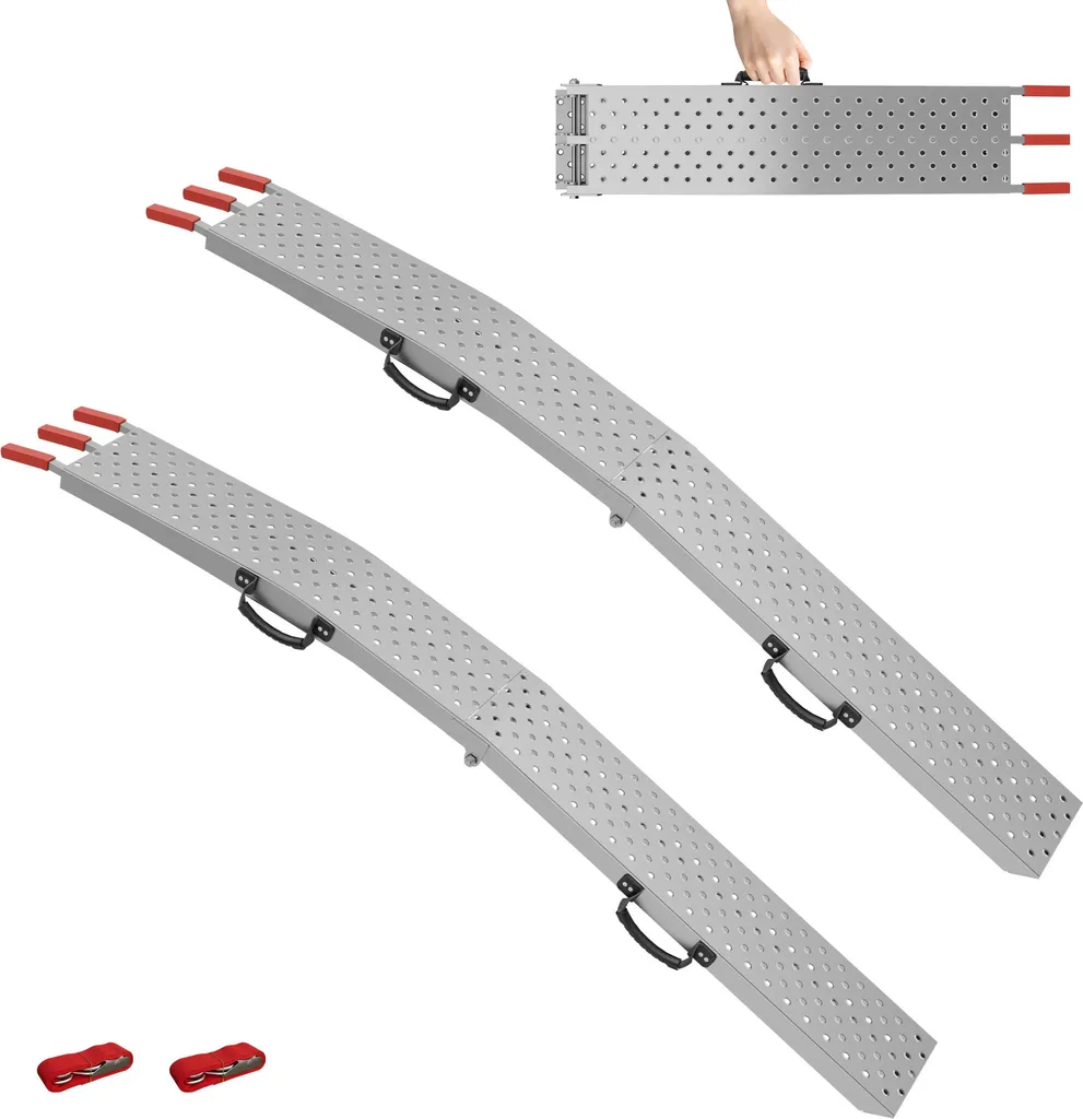 Set 2 Rampe Carico Moto YUENFONG 195cm Acciaio - Offerta E-commerce