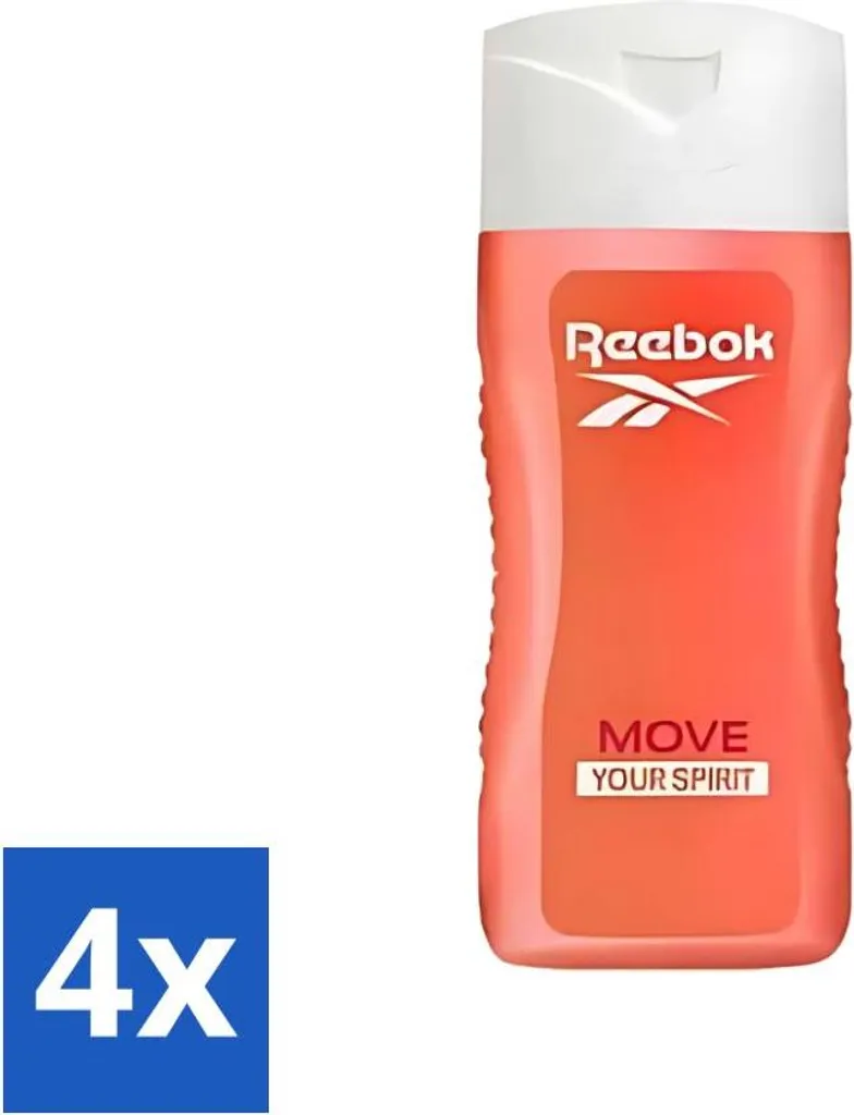 Recensione Reebok Move Your Spirit Gel Doccia 400ml 4 Pezzi | Offerta