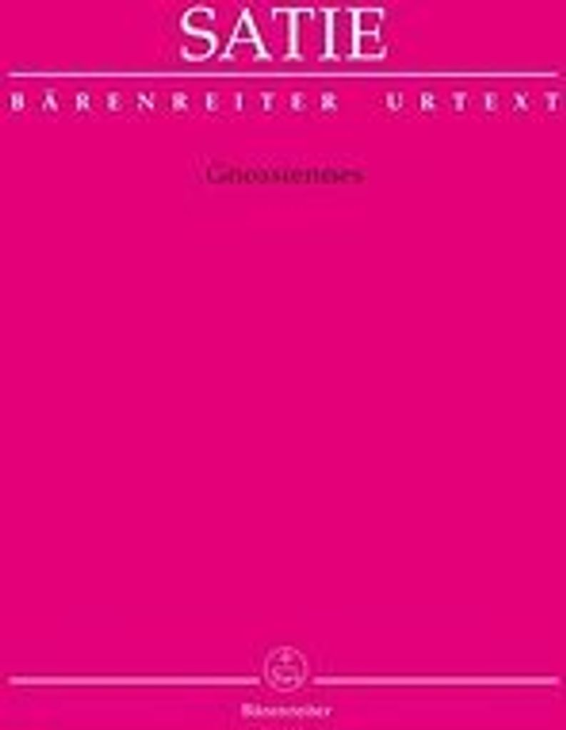 Gnossiennes, Partitur