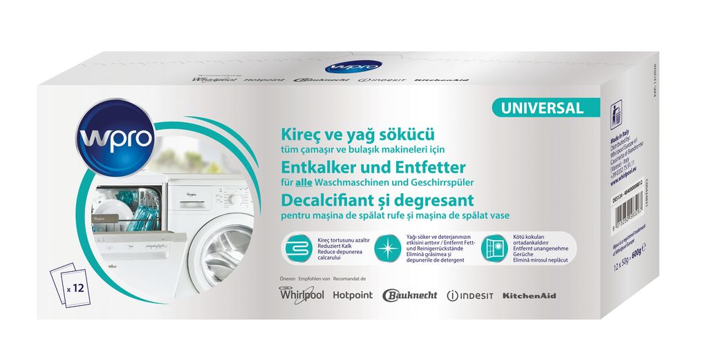 Wpro - 3in1-Entkalker, Reinigung und Pflege von Produktbild 