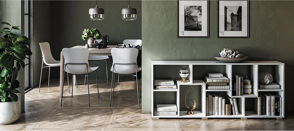 Étagère de rangement Aisen PISA A Blanche AI 00169-H pour intérieur - 4