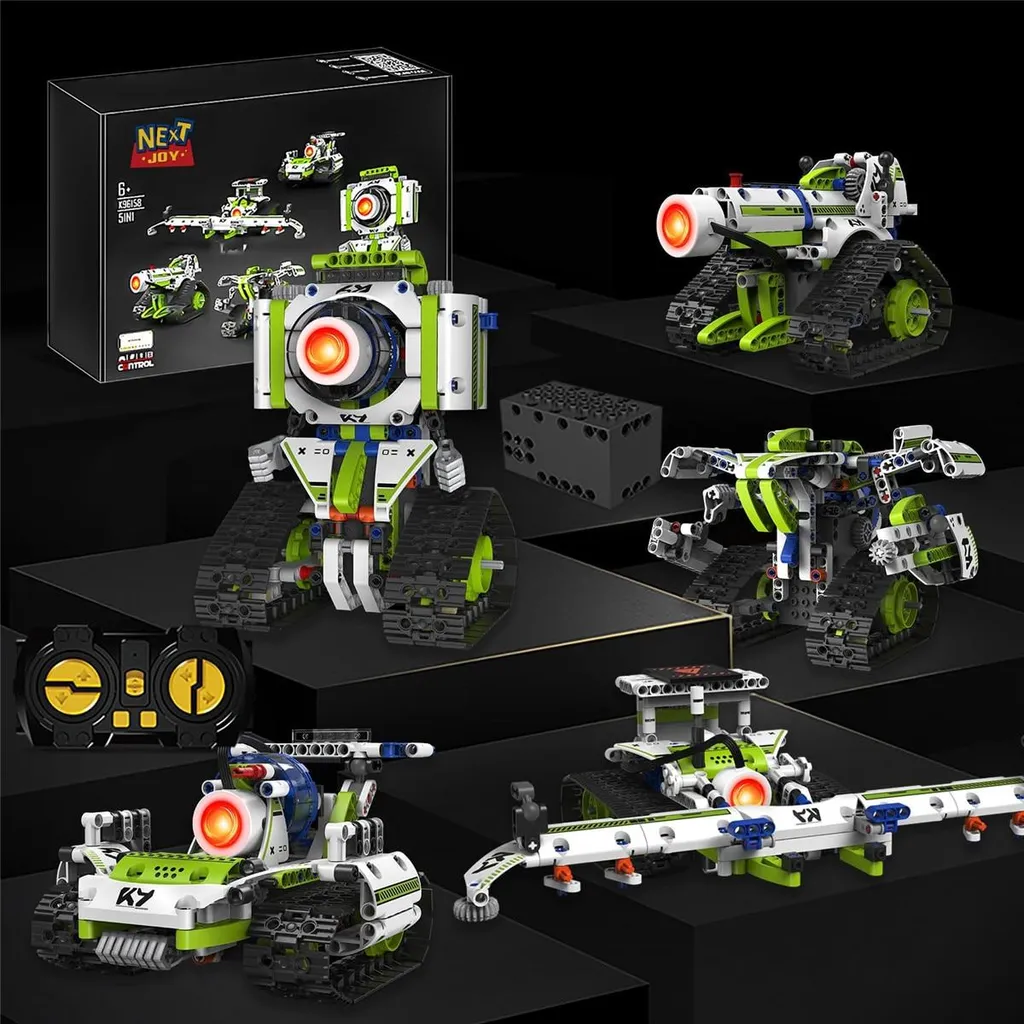 Robot Programmable avec Télécommande 2.4GHz et App Mobile - 337 Pièces - 8