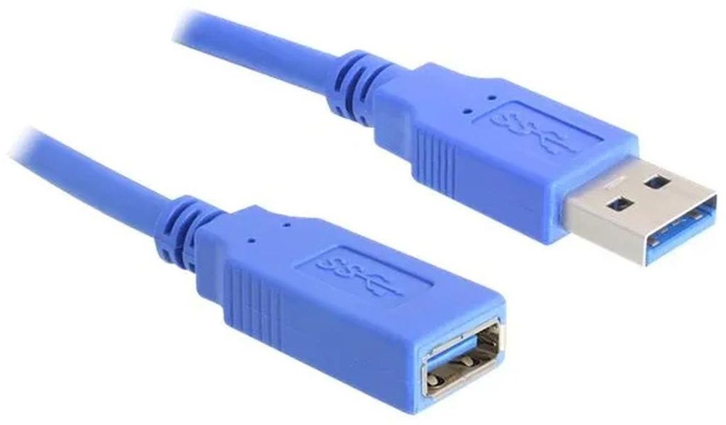 DELOCK USB3.0 Verl. A -> A St/Bu 1.00m blau Immagine del prodotto 