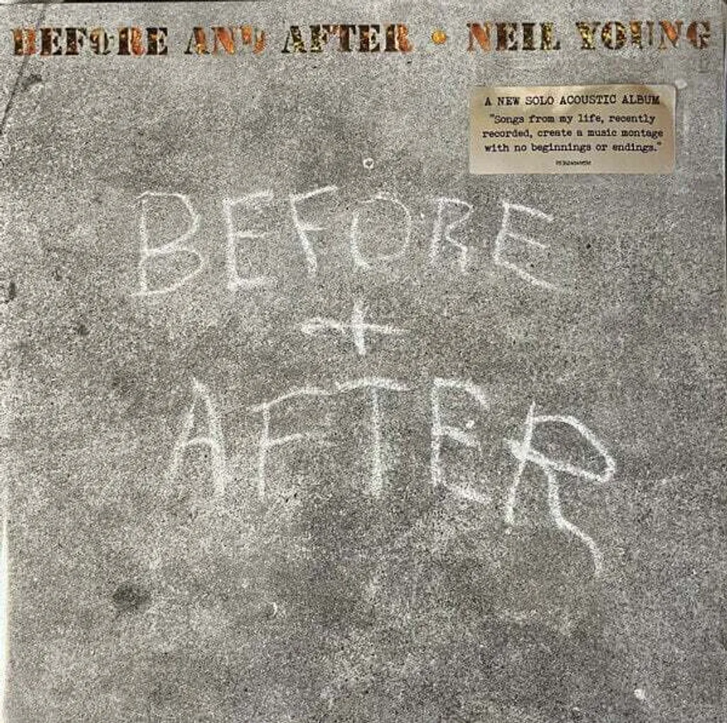 Album LP Neil Young Before And After Musique Acoustique pour Platine
