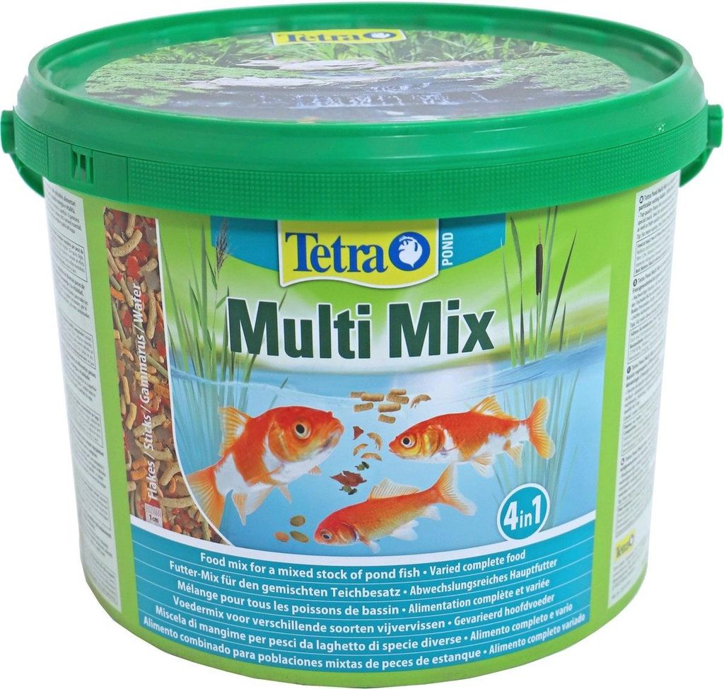 Tetra Pond Multi Mix | vier soorten voer 10 liter Productafbeelding 