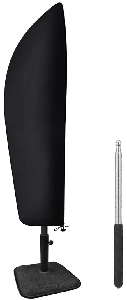 Housse Parasol avec Mât de Pose pour Parasols de 2m à 4m de Diamètre
