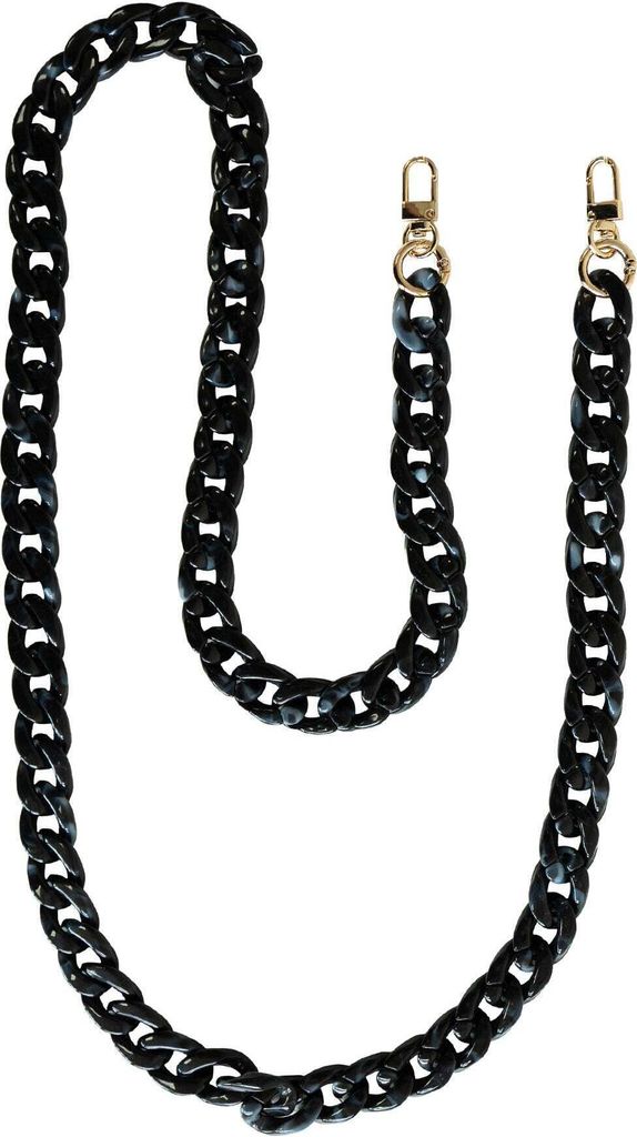 Handykabel Schwarz im Marmor-Design 120 cm für iPhone & Produktbild 