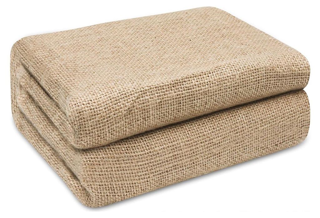 Jute-Stoffrolle, Natur-Jute-Stoff für Winter-Baumschutz, Pflanzenabdeckungen, Frostschutz, DIY-Projekte, rustikale Hochzeitsdekoration, Partys, Ga...