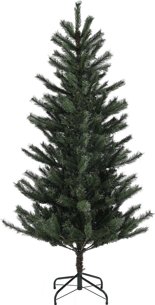 Künstlicher-Weihnachtsbaum 180 cm mit 467 Spitzen flammenhemmend klappbar Stahlständer für festliche Weihnachtsdekoration Grün