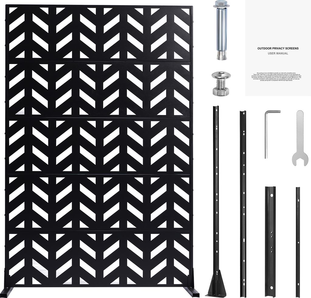 Pare-vue métallique SucceBuy, 47" x 72", pare-vue Image du produit 