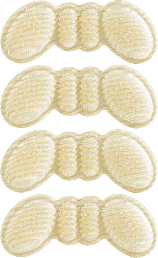 4-teiliger Schuhgriff mit dicker Ferse, selbstklebend, abriebfest, rutschfest, verhindert Scheuern, Fersenschutz, Fersenkisseneinsatz für große S...