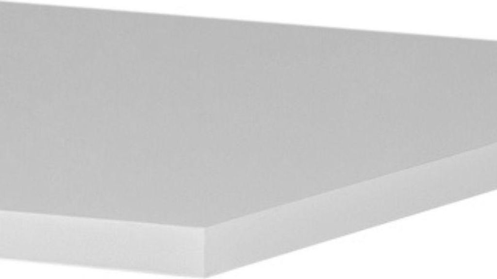 RODAN | Waschtischplatte - 60,6x46x1,6 cm - Weiß - Hochwertige Laminatplatte - Wasserfest - Für Waschbecken