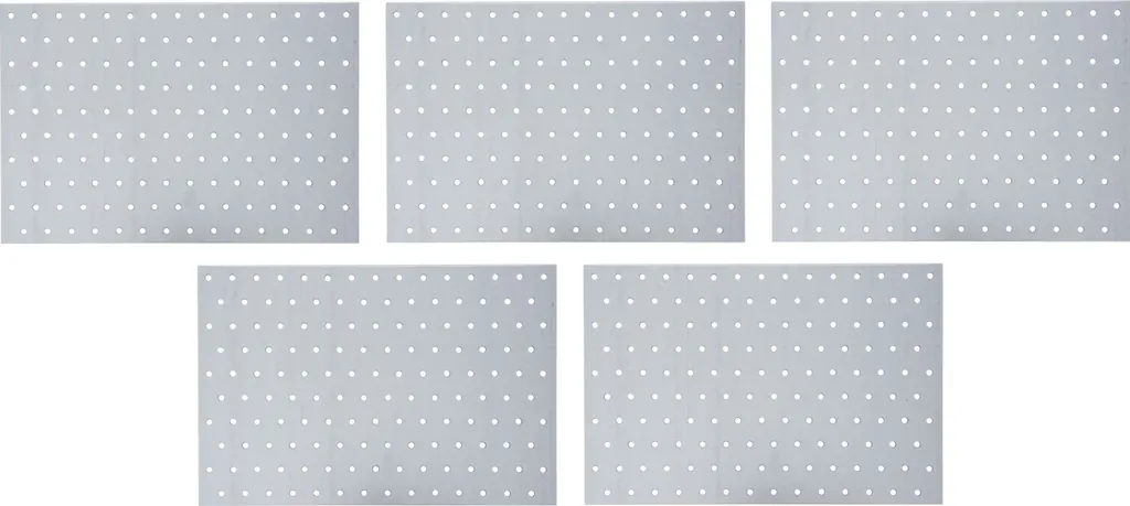 Plaque perforée galvanisée Sendzimir 300x200 mm haute résistance - 5 pcs