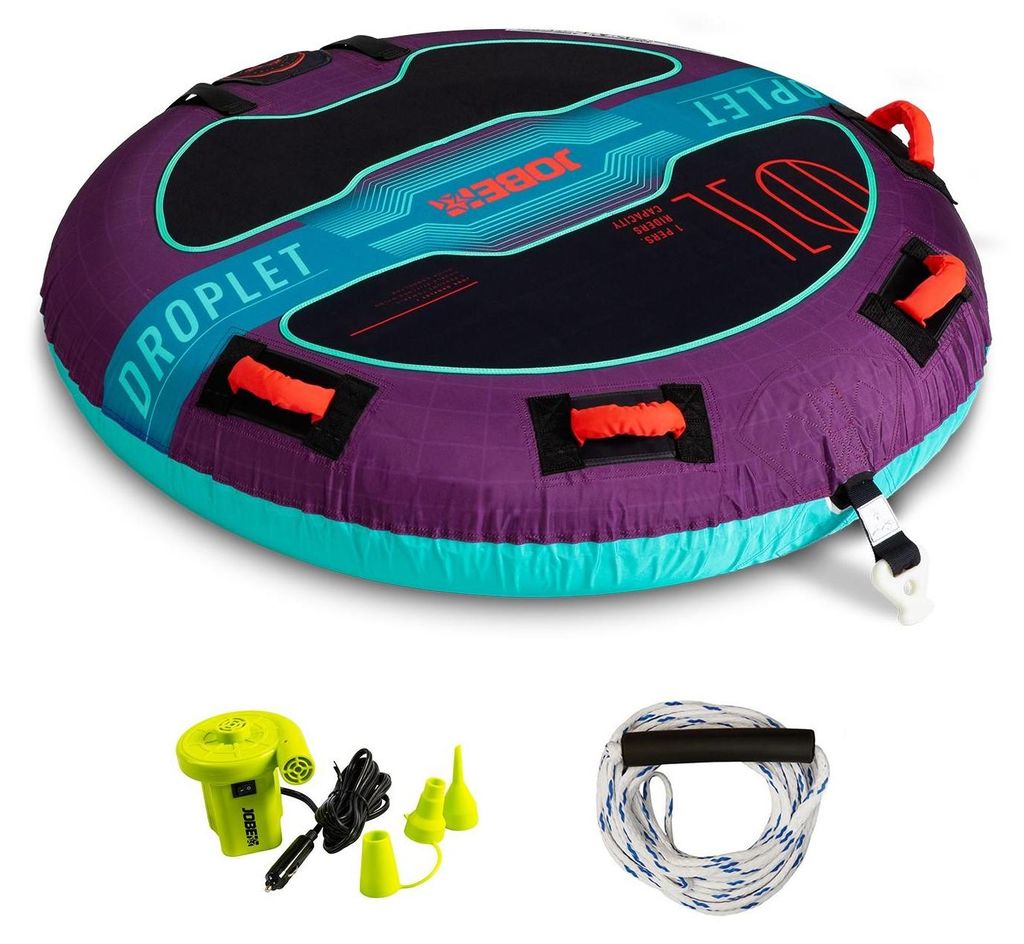 Jobe DROPLET TOWABLE PACKAGE 1 Persoen Tube Decktube Schleppring Funtube Boot
