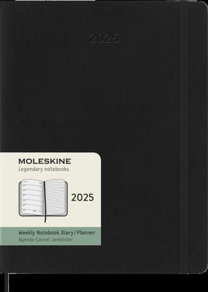 Moleskine 12 Monate Wochen Notizkalender 2025, XL, 1 Wo = 1 Produktbild 2