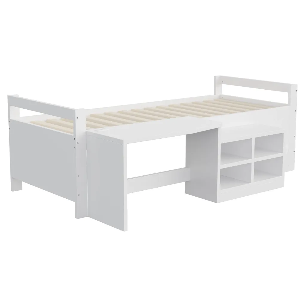 Lit superposé avec bureau pour optimiser une petite chambre d'enfant