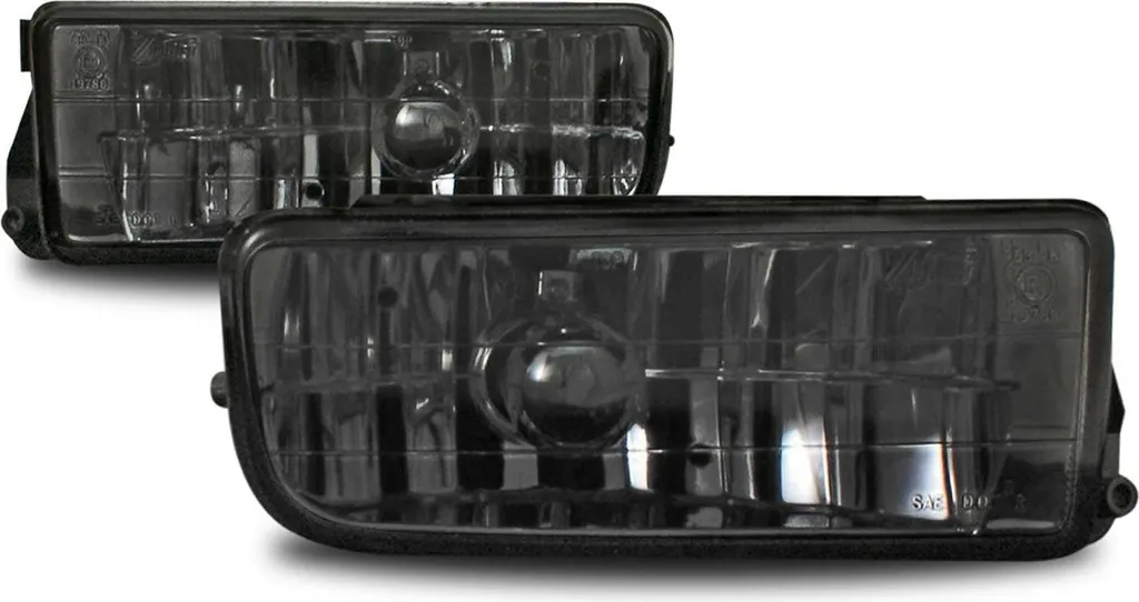 Paire d'antibrouillards avant pour BMW E36 finition smoke verre lisse