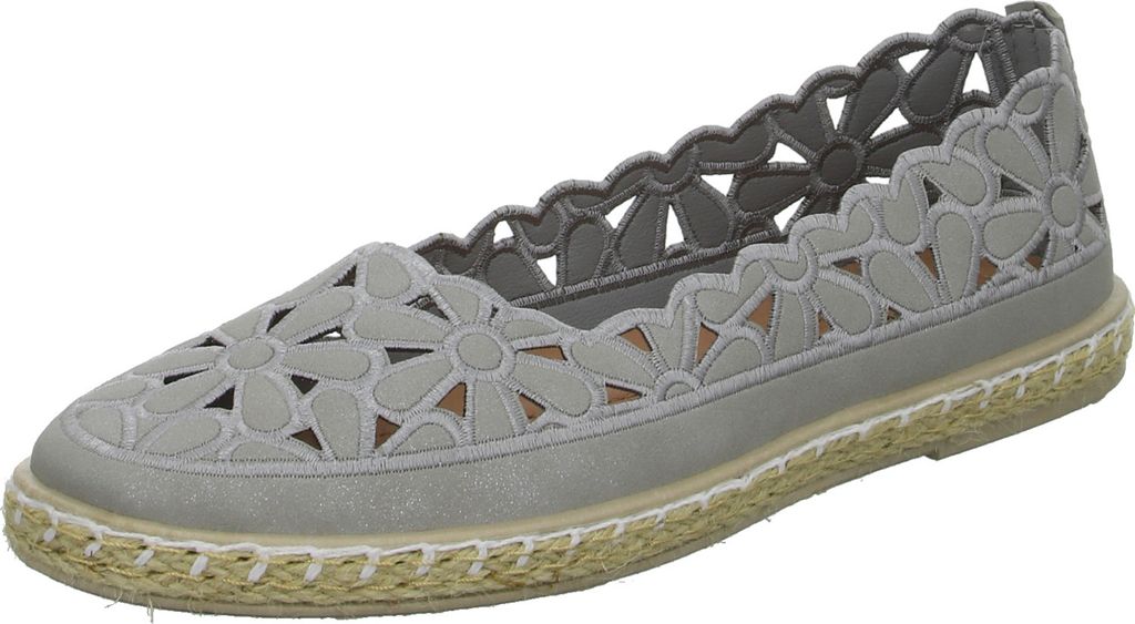 Alyssa Damen-Ballerina Grau, Farbe:grau, EU Größe:41